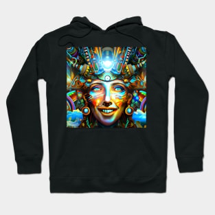 Techno-Shaman (6) Hoodie